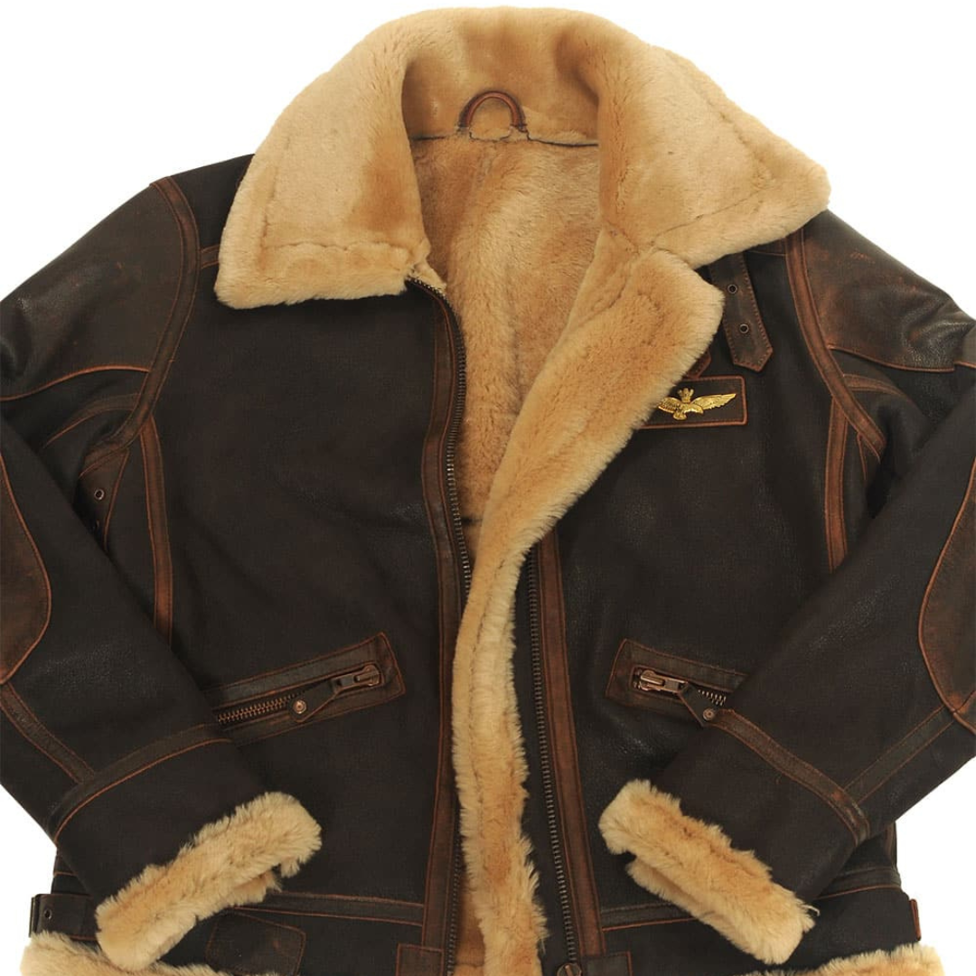 Andre | Classic Shearling Pilot Jacket