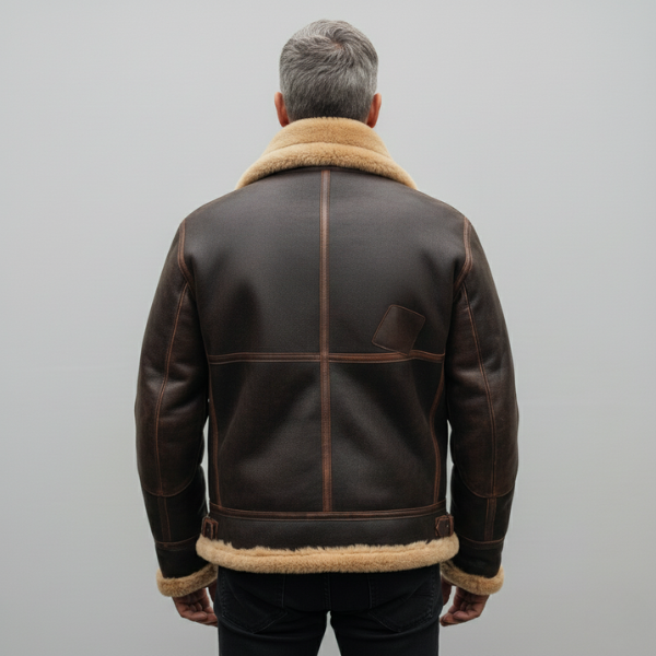 Andre | Classic Shearling Pilot Jacket