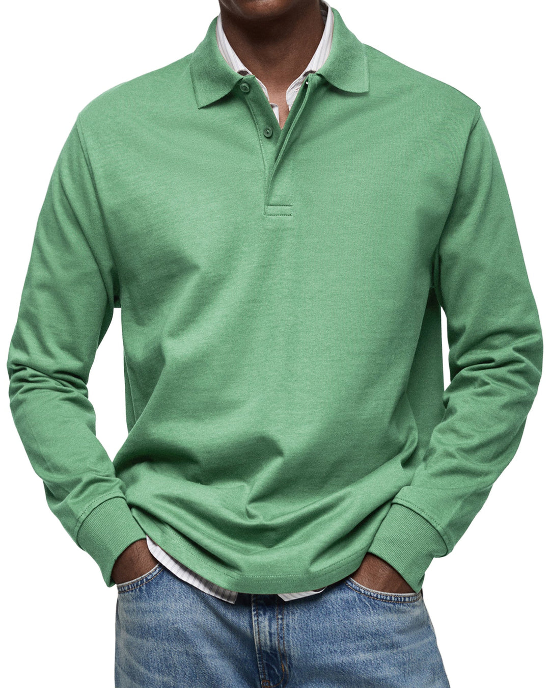 Jason | The Long-Sleeve Luxury Polo