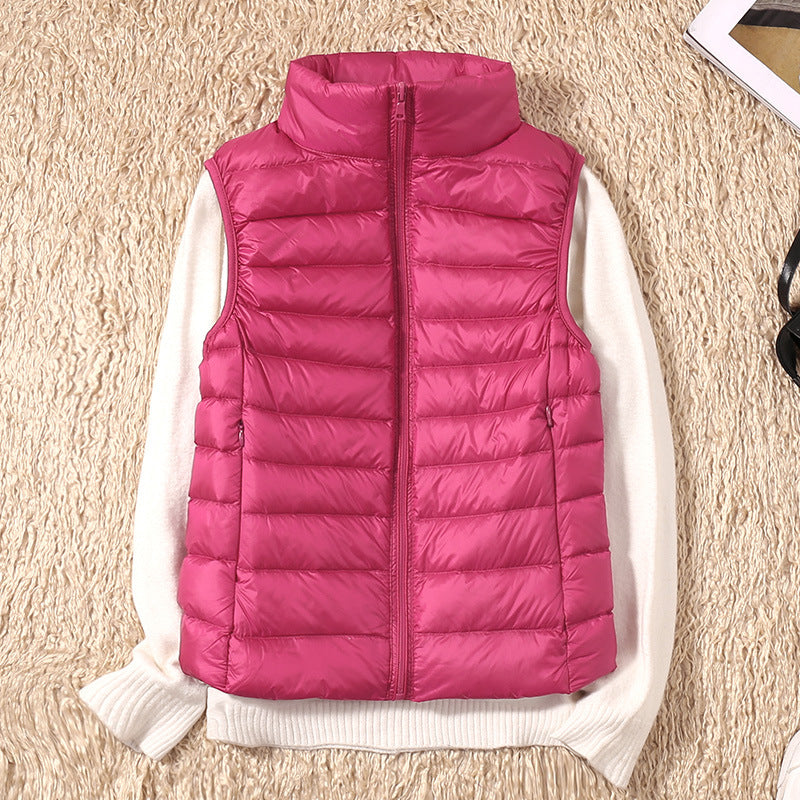 Amira™ | Lightweight Puffer Vest with Pleated Design