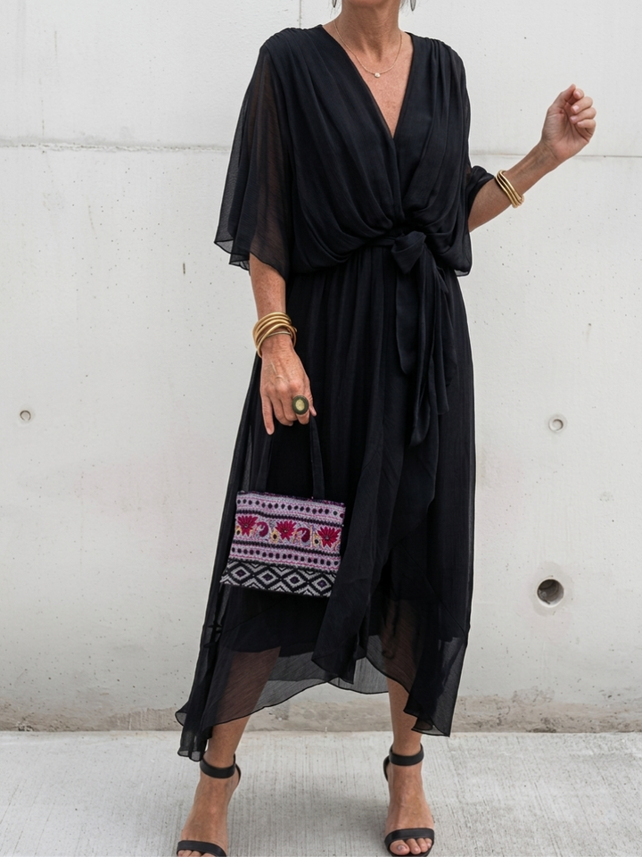Janet | Flattering Spring Wrap Dress
