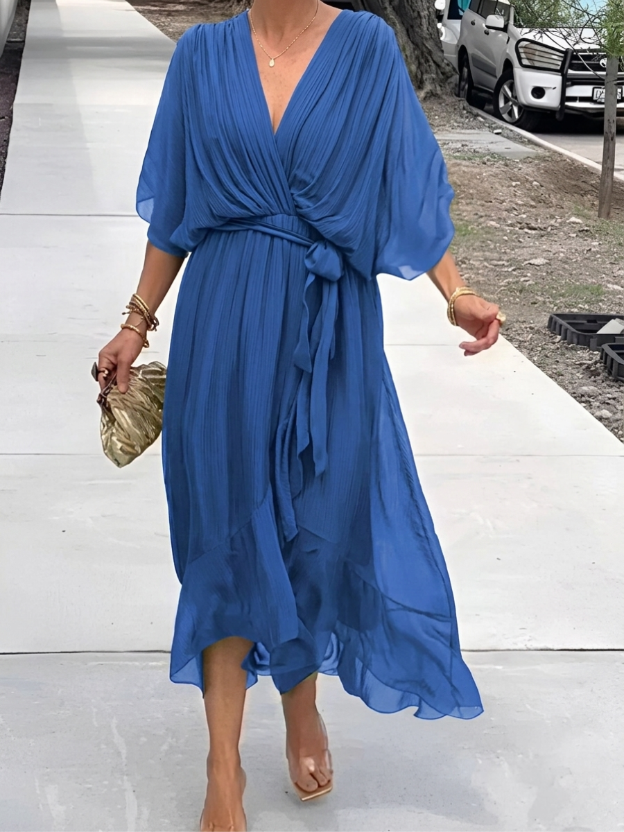 Janet | Flattering Spring Wrap Dress