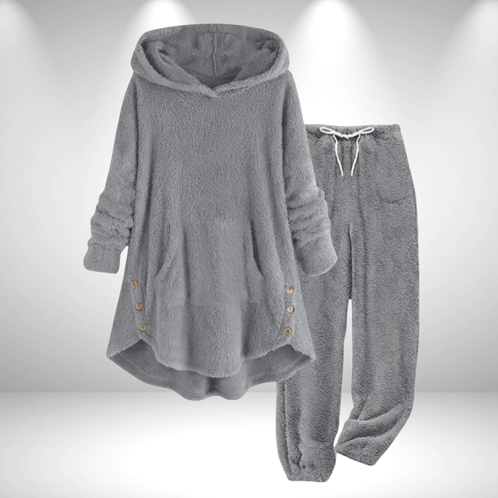 Cressy| Ultra-Plush Tunic Lounge Set – Winter Warmth Edition