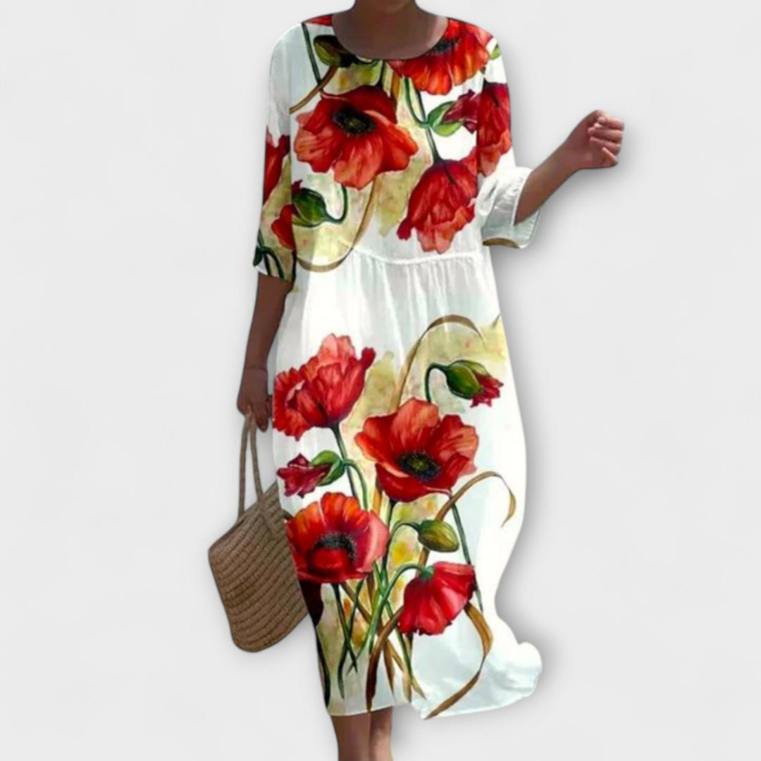 Marlene | Elegant Floral Maxi Dress