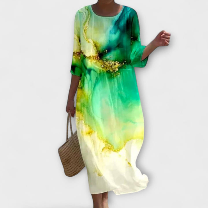 Marlene | Elegant Floral Maxi Dress