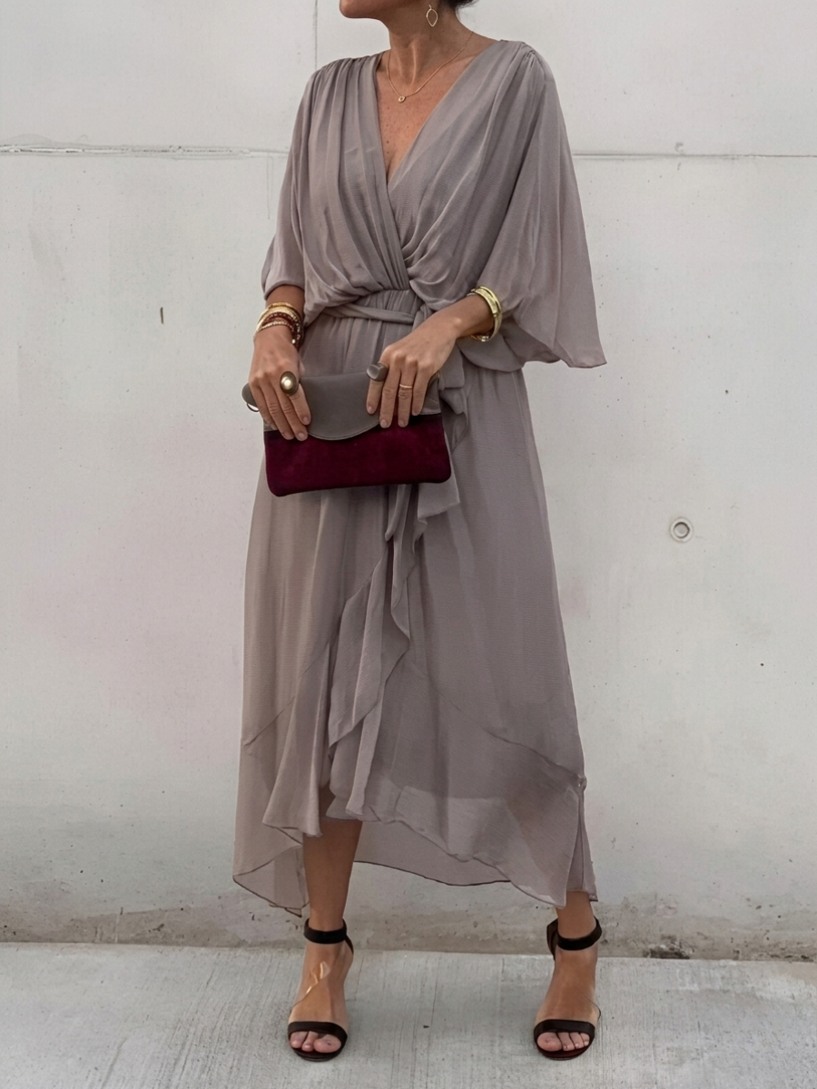 Janet | Flattering Spring Wrap Dress