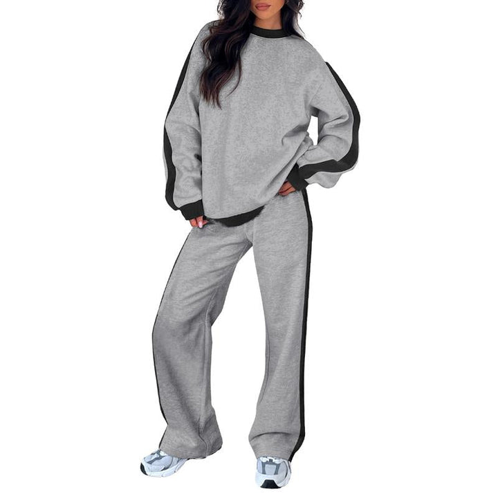 SANDI™ - Comfortable 2-Piece Lounge Set Sweatshirt & Straight Leg Pants