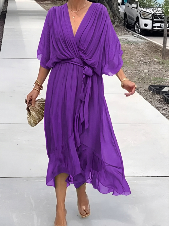 Janet | Flattering Spring Wrap Dress