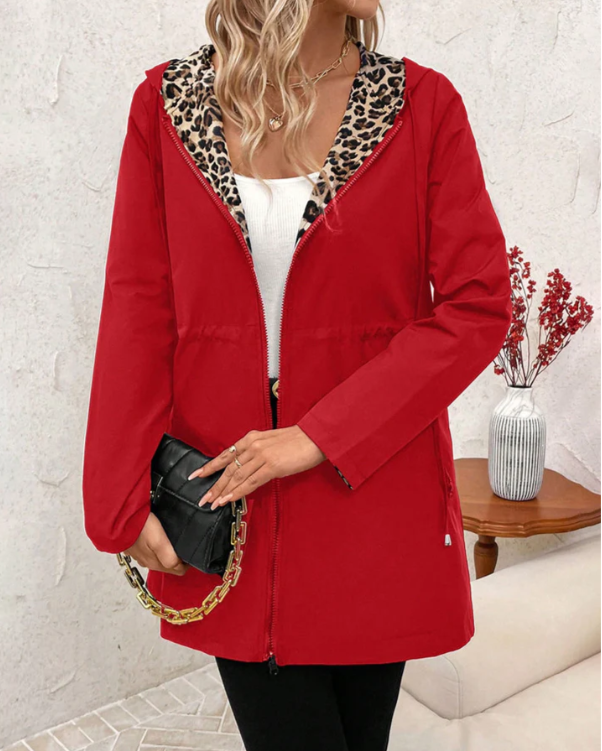 Imogen | Women’s Reversible Hooded Long Coat 2