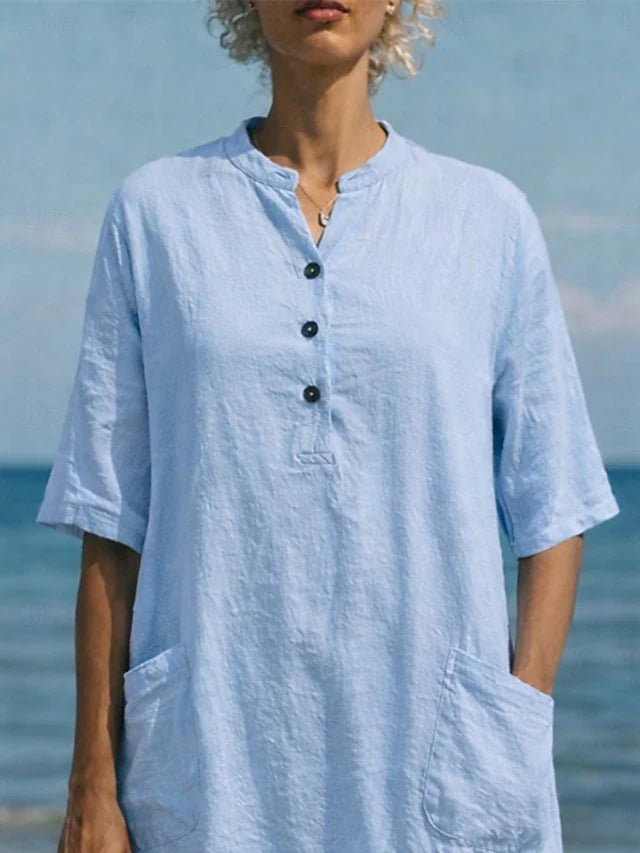 Mabel | Relaxed Pocket Midi Dress