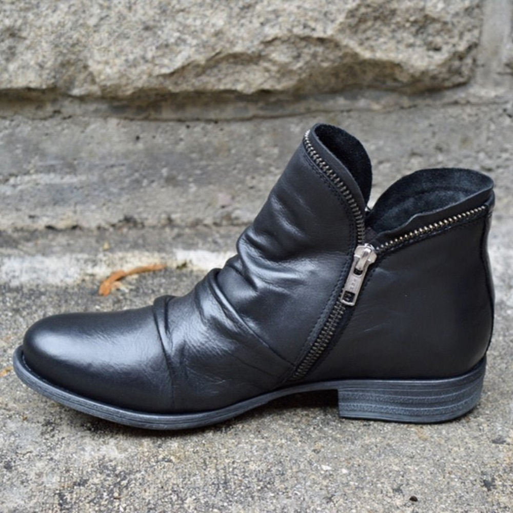 Melinda | Women’s Orthopedic Ankle Boots Black