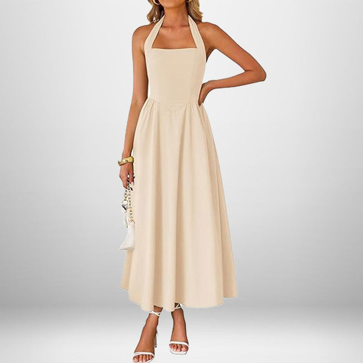 Rosemary | Halter Neck Sleeveless dress