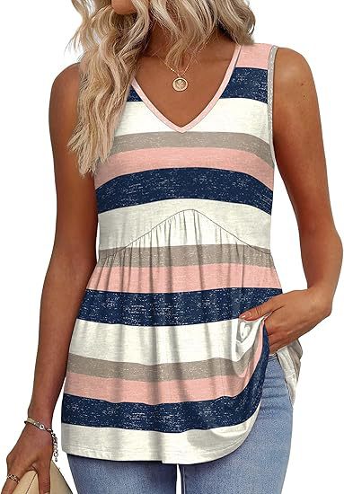 Eliora | Effortless Flowy Sleeveless Tank Top