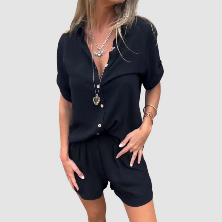 Alba Summer Set | Lightweight Top and Relaxed Trousers