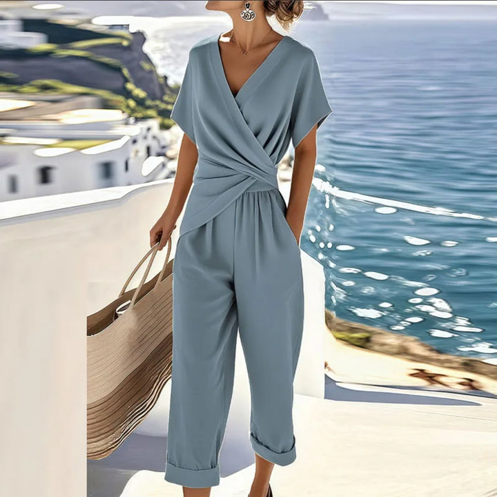 Isabella | Flattering Wrap Waist Summer Set