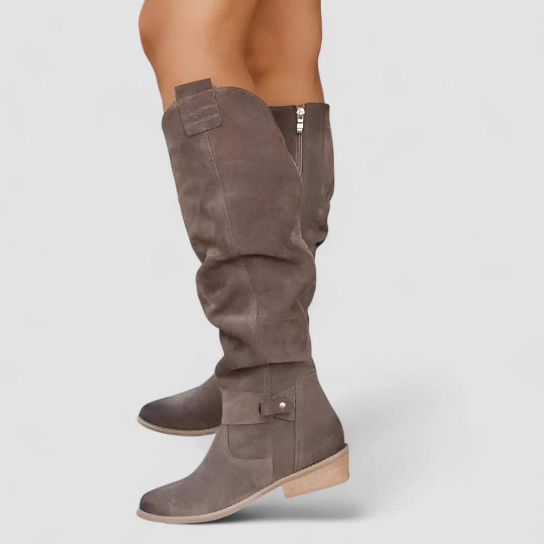 Stella | Women’s Suede Knee-High Boots 2
