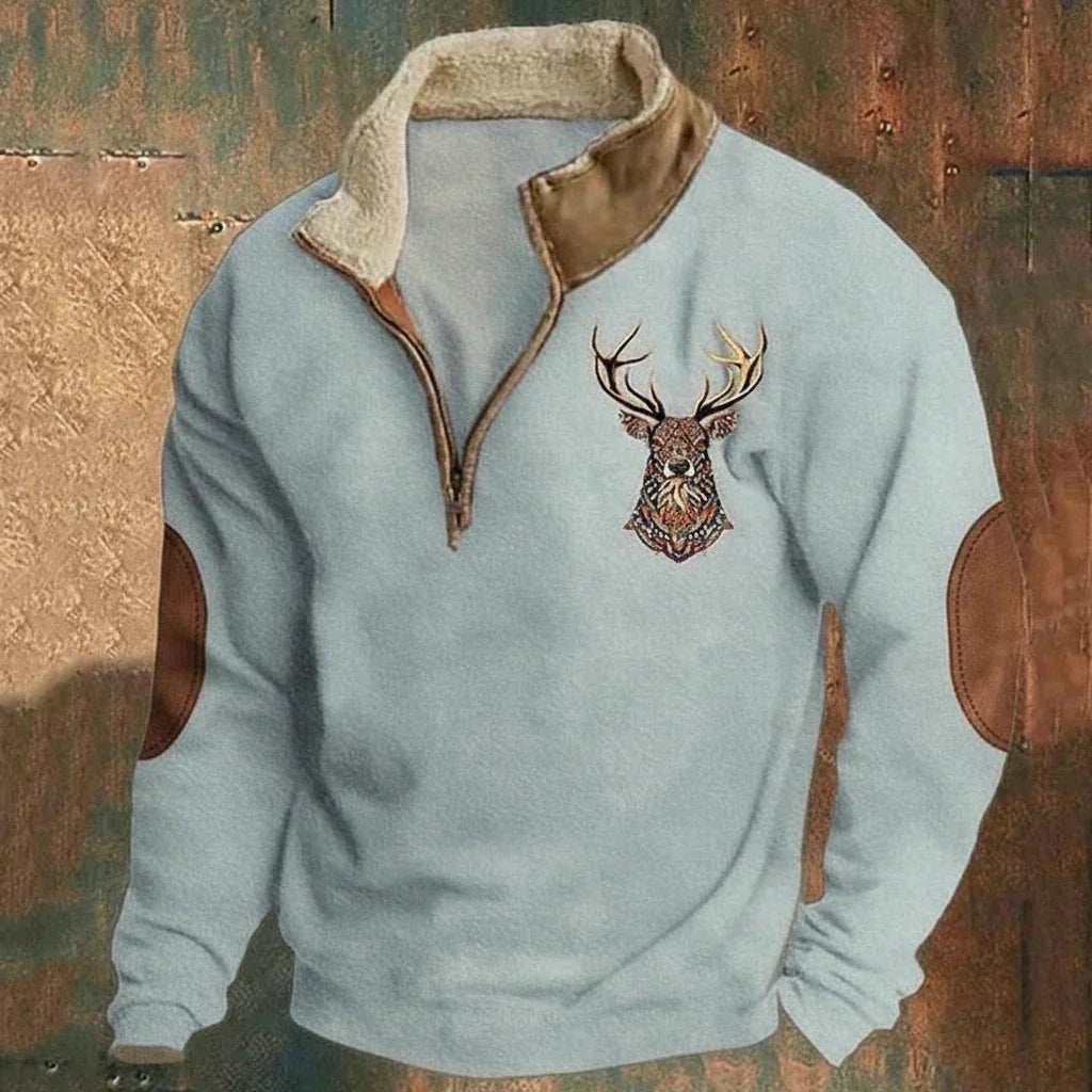 Joel | Nordic Stag Sweater