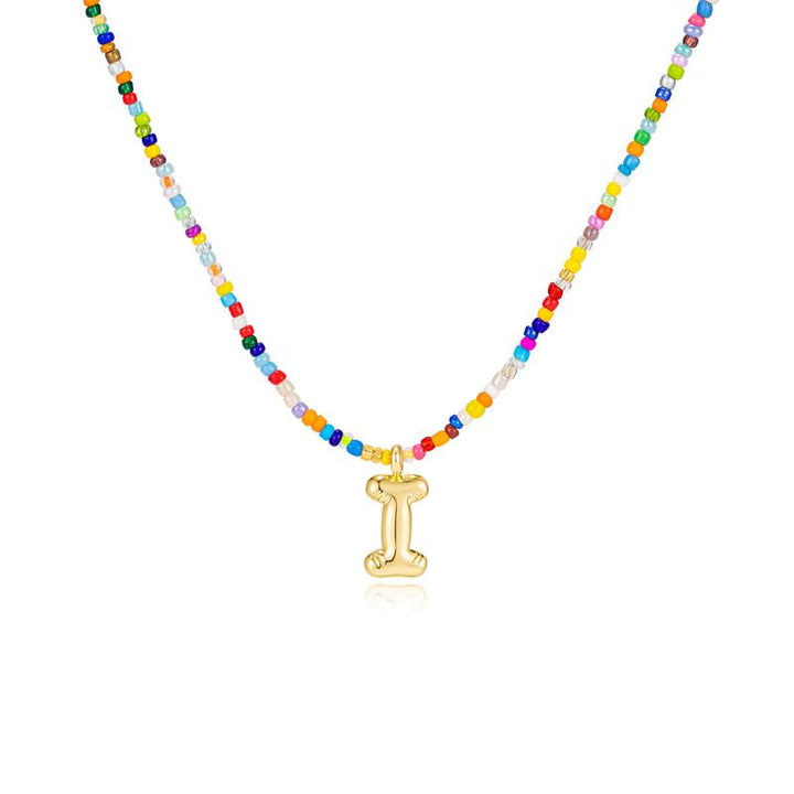 MACY™ - Colorful Bubble Letter Necklace