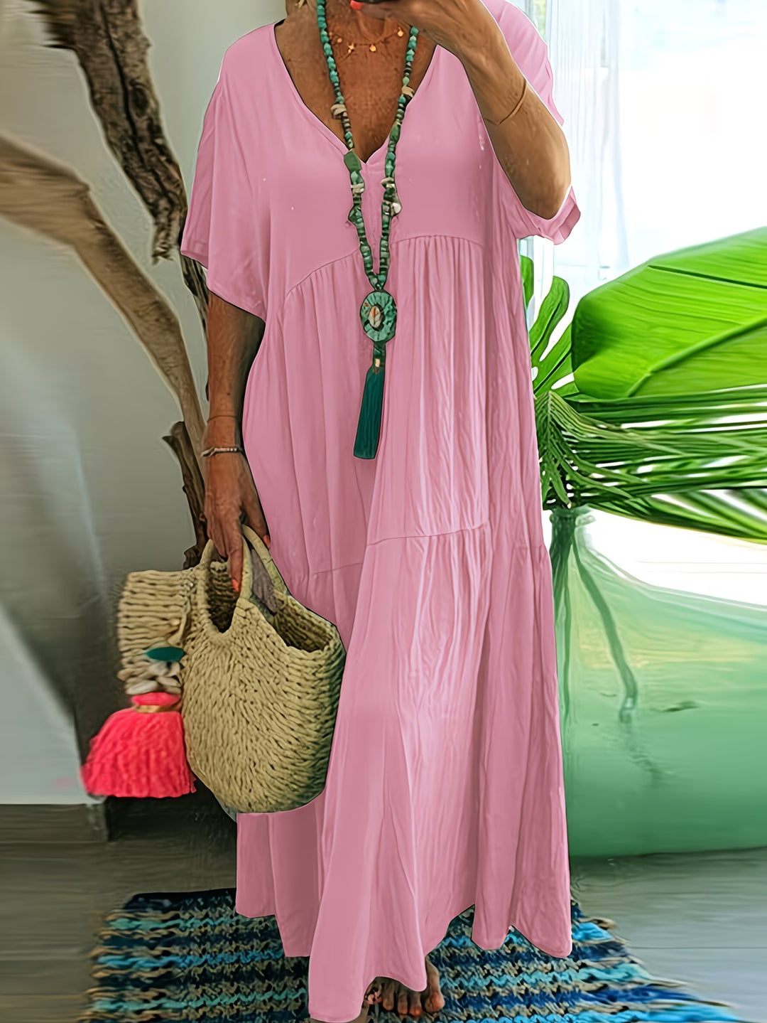 Elena | Flattering Waist Maxi Dress