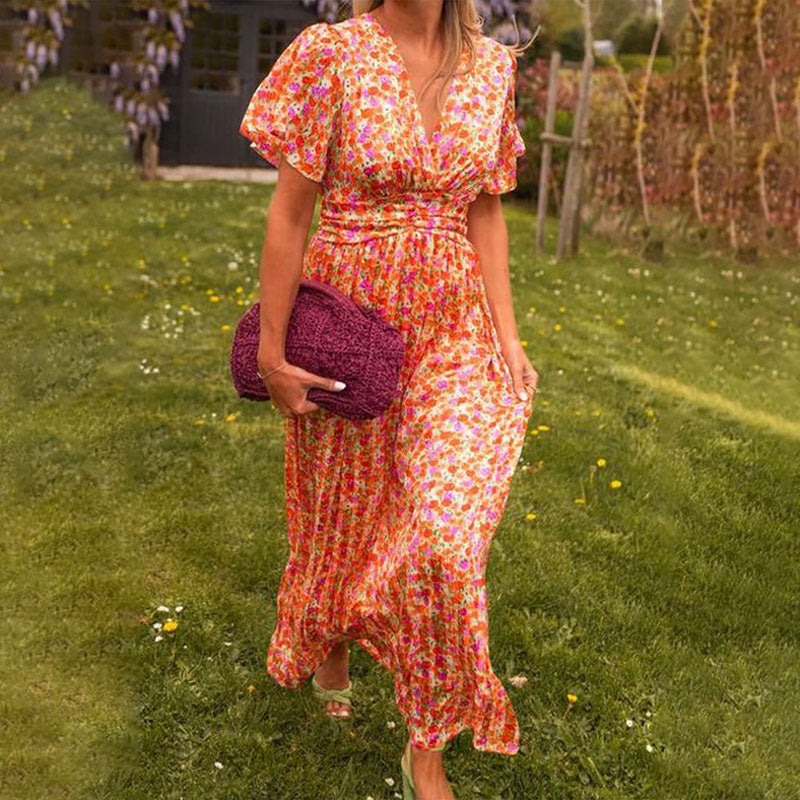 Angela | Classic V-Neck Dress